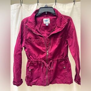 Maroon Womens Utility Jacket from Old Navy